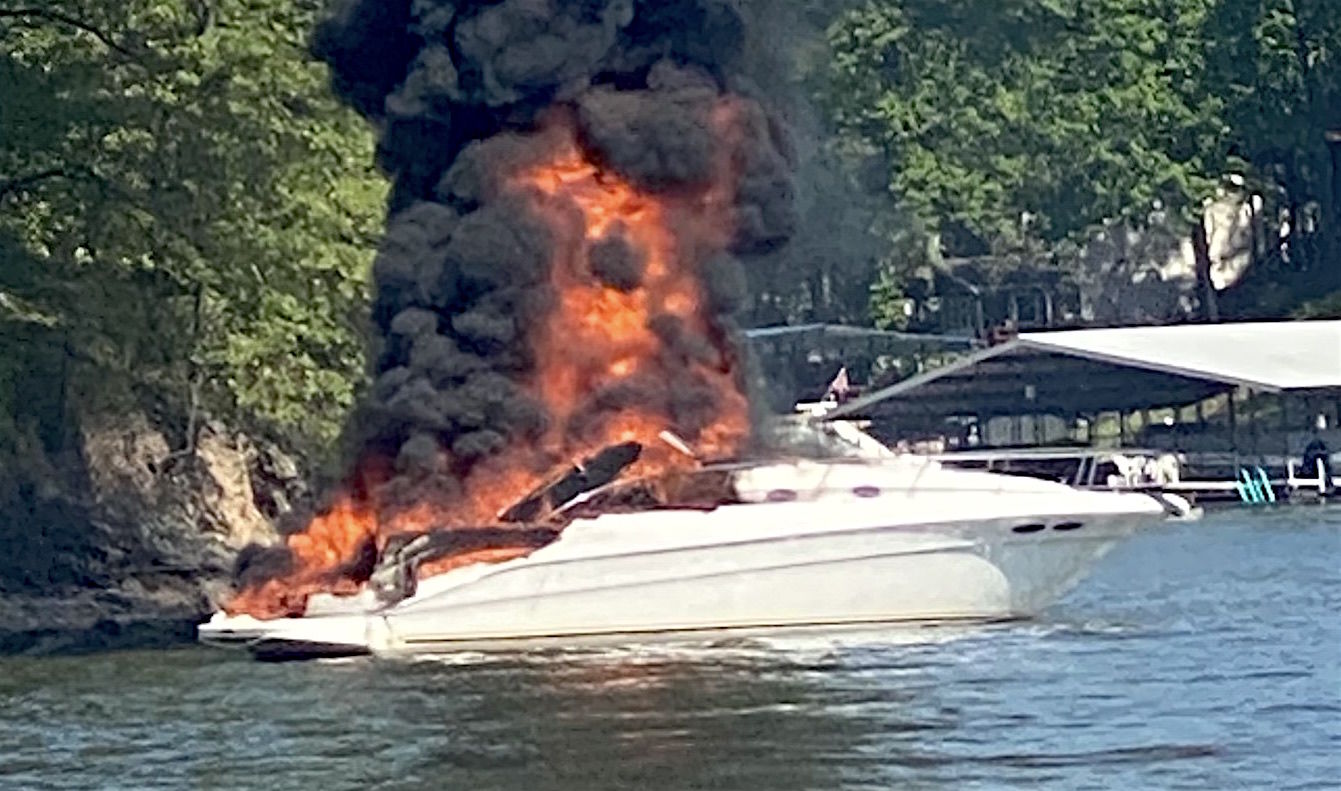 Boat Explosion Near Grand Glaize Bridge